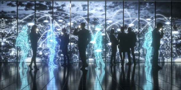 商人打电话东京电磁信号图片下载