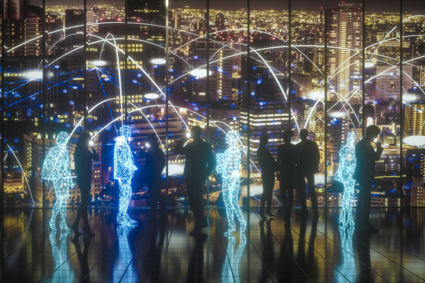 商人打电话东京电磁信号图片下载