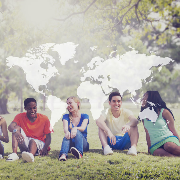 学生友谊团队放松假日概念图片下载