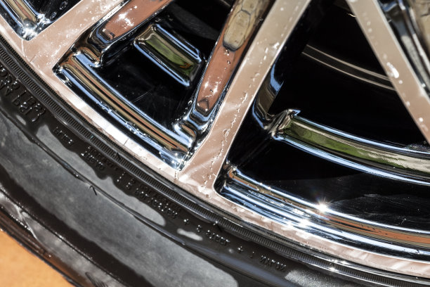 镀铬汽车轮毂图片下载