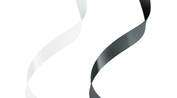 空白黑白礼物丝绸带样板集孤立，图片下载