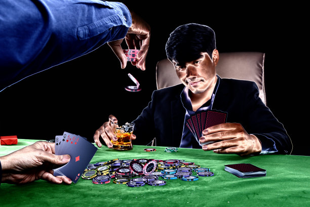 赌博业危害经济和社会。图片下载