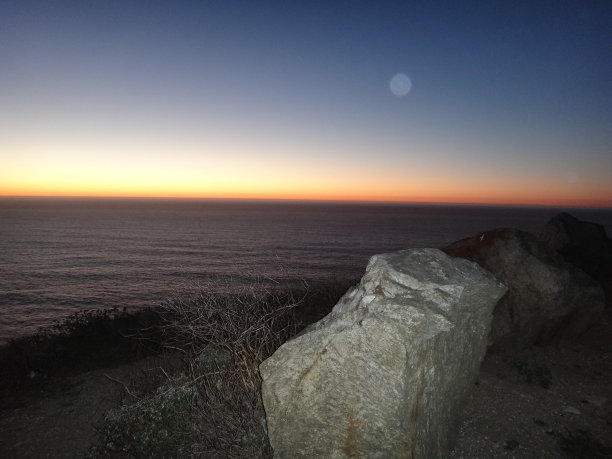 海岸上的日落图片下载