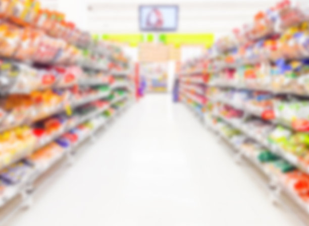 超市模糊的背景图片下载