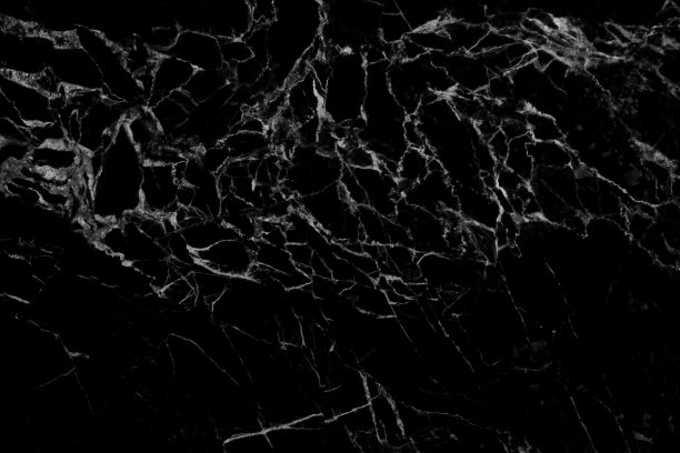 黑色大理石自然图案为背景图片下载