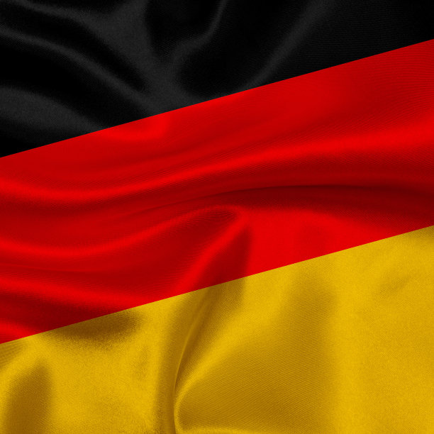 飘扬的德国国旗背景图片下载