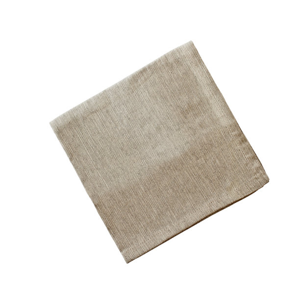 孤立方形亚麻布餐巾图片下载