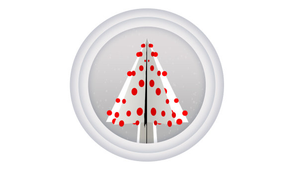 用剪纸技术制作的圣诞作品图片下载