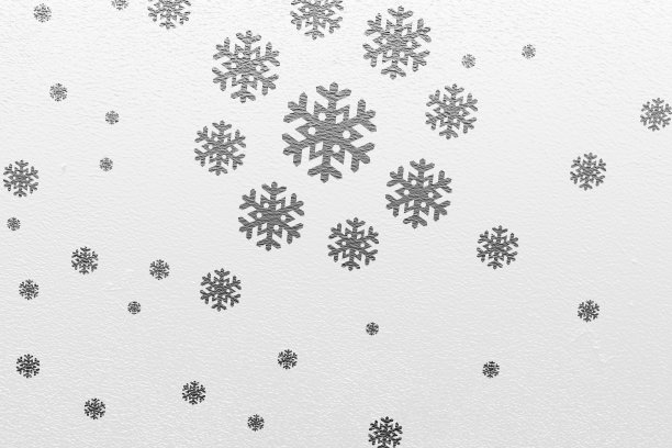 从天空飘落的雪花可以作为背景为圣诞节或冬季季节的内容或墙纸或纸的内容有关冬天。雪花在灰色的背景上被孤立。图片下载