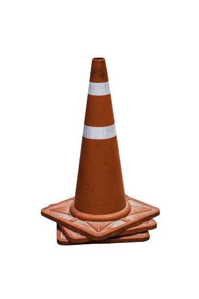 交通橙色锥形，注意，小心，背景图片下载