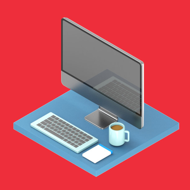 计算机的等距视图图片下载