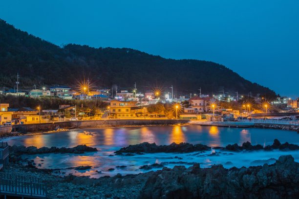 渔村之夜图片下载