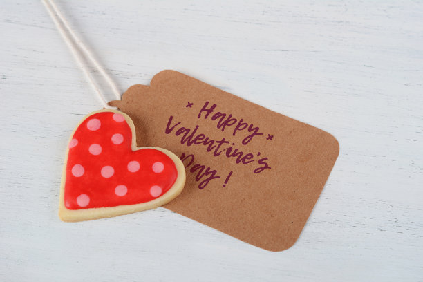 情人节饼干和贺卡图片下载