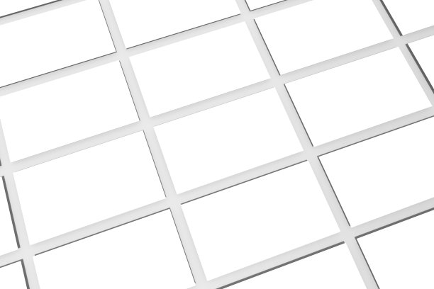 模型的水平名片堆叠排列成行图片下载