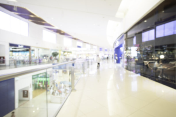 抽象模糊购物中心图片下载