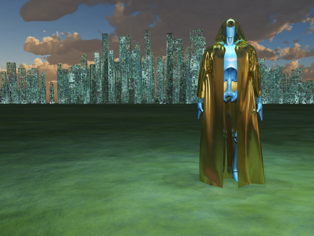 机器人旅行者在伟大的城市之前图片下载