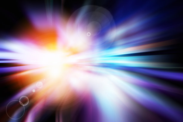 摘要环形散景高速交通灯步道的背景图片下载