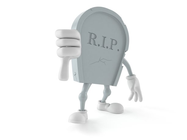 严肃的人物和拇指向下的手势图片下载