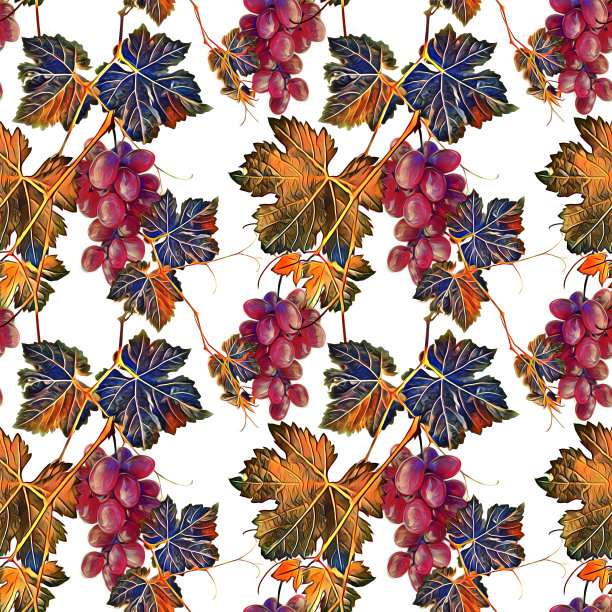 葡萄无缝模式。图片下载