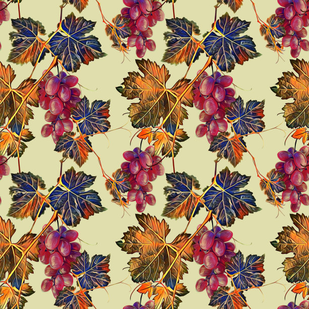 葡萄无缝模式。图片下载
