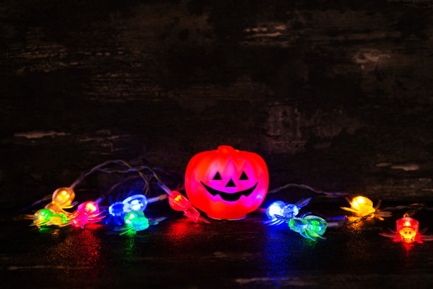 万圣节南瓜头纹理背景图片下载