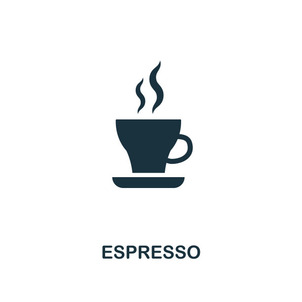咖啡图标。高级风格设计从咖啡店图标收集。用户界面和用户体验。像素完美的浓缩图标。用于网页设计，应用程序，软件，打印使用。图片下载