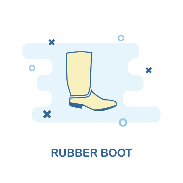 橡胶靴图标。单色风格设计从服装图标系列。用户界面和用户体验。像素完美的橡胶靴图标。用于网页设计，应用程序，软件，打印使用。图片下载