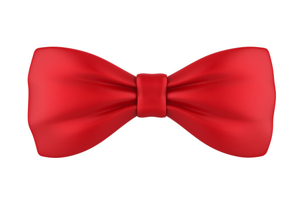 红色蝴蝶结图片下载