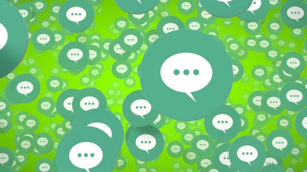 社交媒体信息符号图片下载