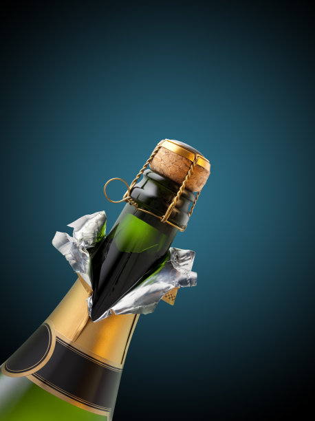 香槟酒瓶准备好庆祝了图片下载