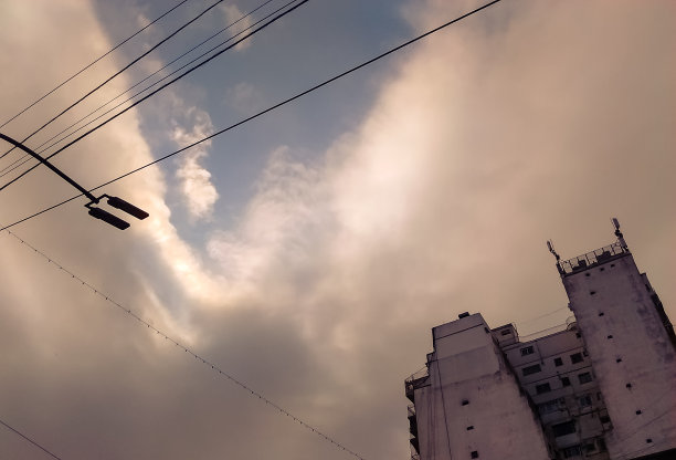 阴天日落图片下载