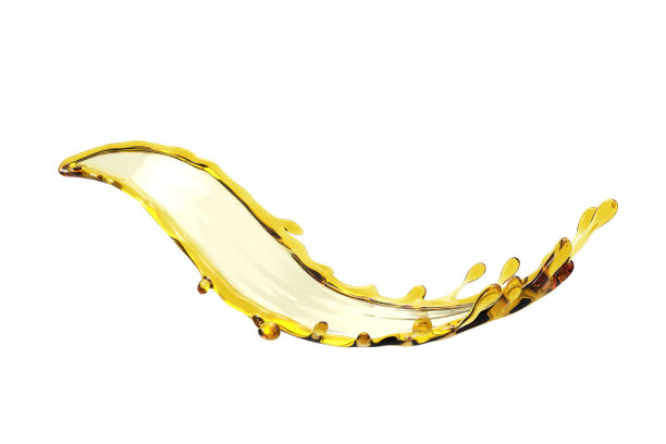 油飞溅隔离在白色背景图片下载