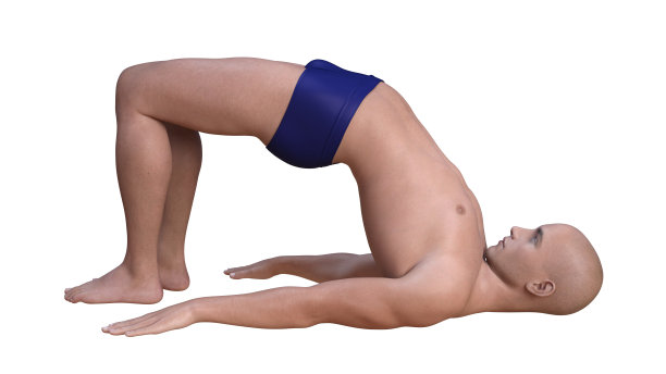 塞图班达萨尔万加萨纳姿势人孤立图片下载