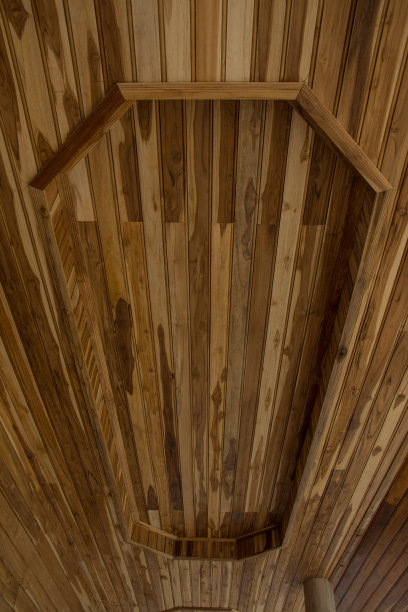 木质天花板装饰背景图片下载