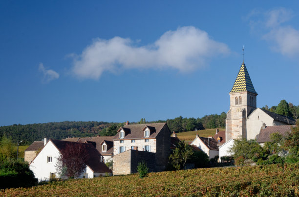 法国伯敦地的一个村庄图片下载