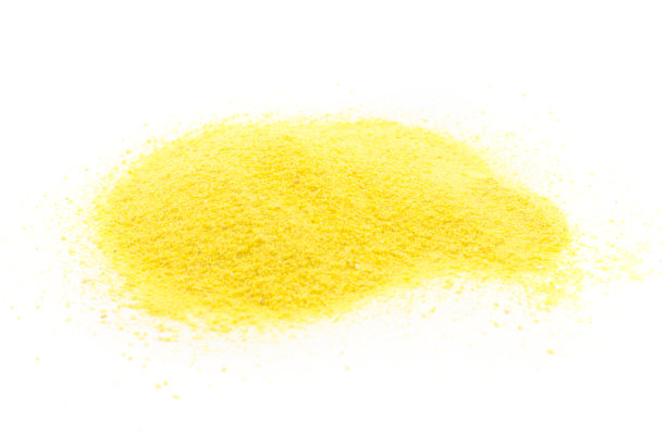 一堆黄色的木薯粉图片下载