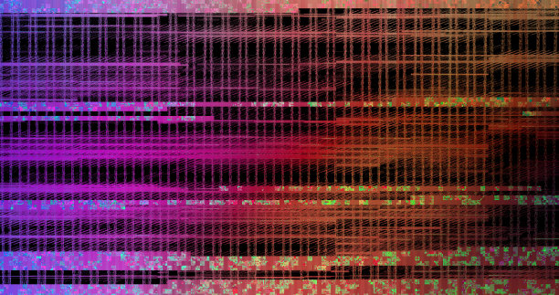 独特设计的抽象数字像素噪声故障错误视频破坏图片下载