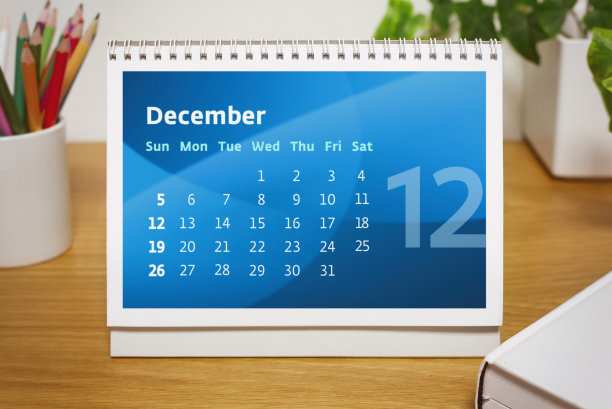 台历上有装订环图片下载