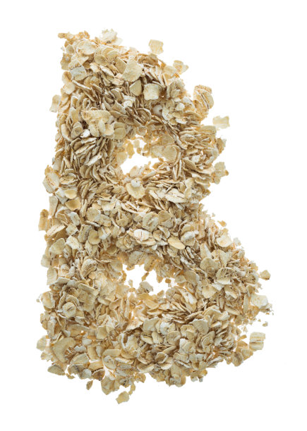 字母B由燕麦片制成图片下载