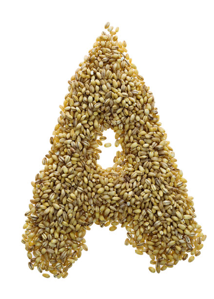 由小麦制成的字母A图片下载