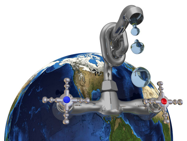 地球作为淡水的来源。节约的概念图片下载