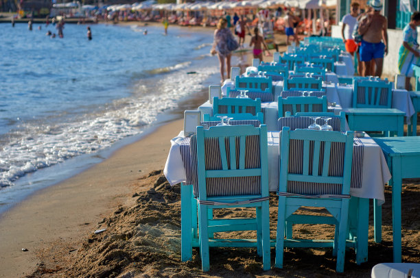 海边咖啡馆图片下载