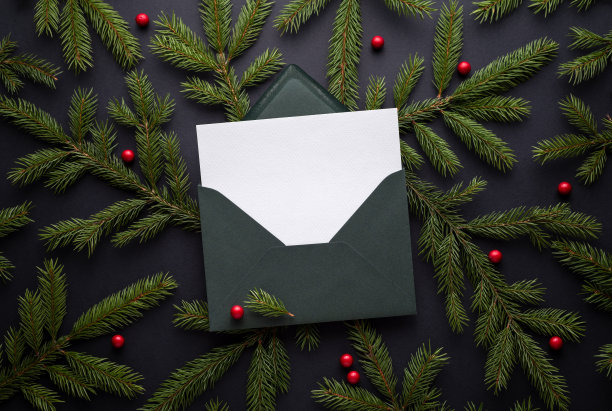 信封里装着圣诞祝福图片下载