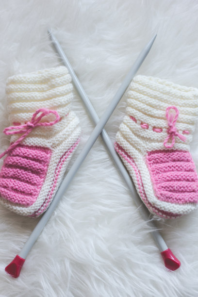 婴儿针织拖鞋图片下载