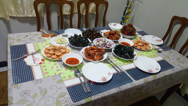 泰国的圣诞大餐图片下载