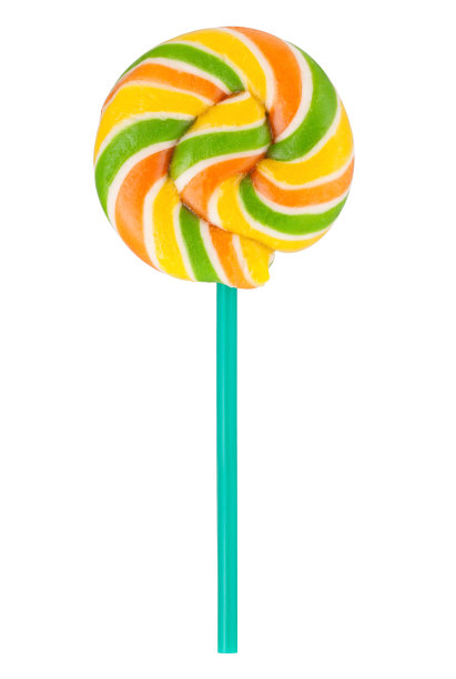 棒棒糖孤立在白色上图片下载