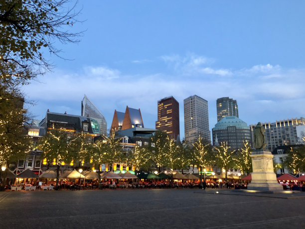 海牙的天际线图片下载