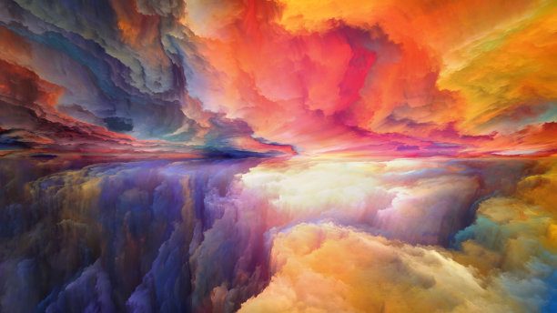 抽象景观的虚拟生活图片下载