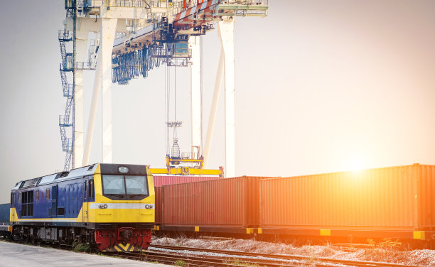 集装箱运输系统图片下载