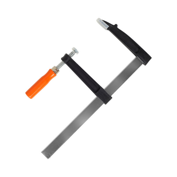 施工，维修，工具- f型夹孤立白色背景俯视图图片下载